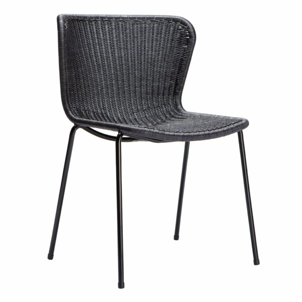 Feelgood Designs | C603 Rattan Dining Chair - Charcoal