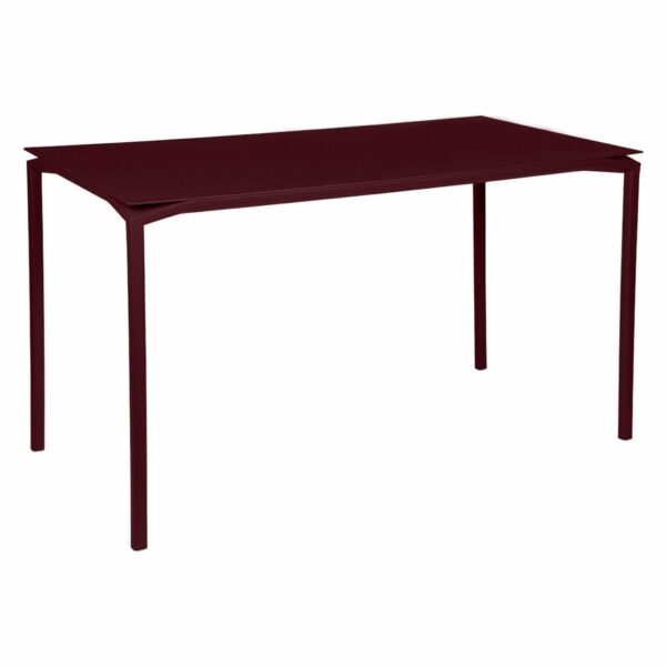 Fermob | Calvi High Table 63" x 31" - Black Cherry