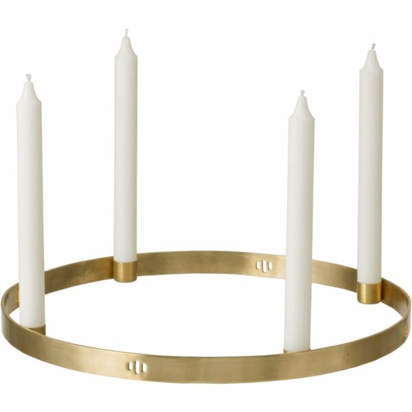 Ferm Living | Candleholder Circle - Brass - Large