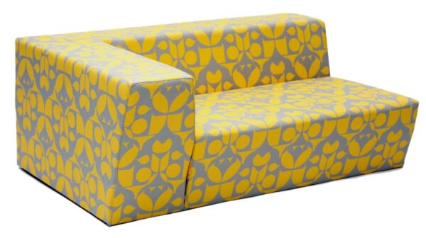 Artless | Caroline Outdoor Sofa - 60"W / Both Arms / Aqua