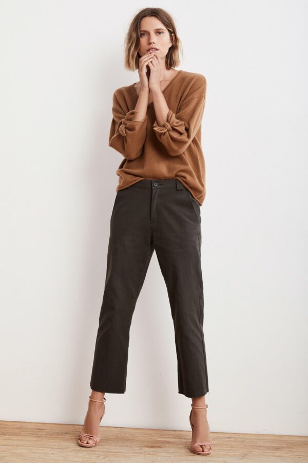 Velvet by Graham & Spencer | Libra High Rise Raw Edge Pant (6), Velvet by Graham & Spencer