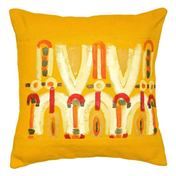 Le Botteghe su Gologone Acrylic Hand Painted Outdoor Cushion 60x60 cm