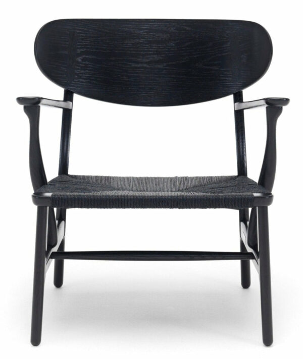 Carl Hansen & Son | CH22 Lounge Chair - Black Paper Cord