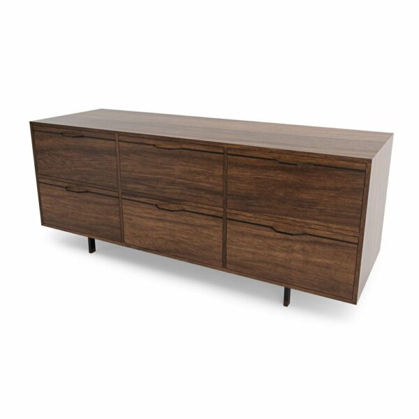 Tronk | Chapman Storage Dresser Credenza - Walnut - Black