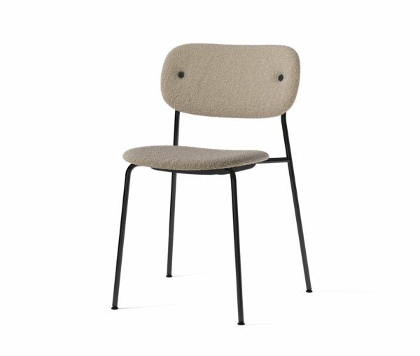 Audo Copenhagen | Co Dining Chair - Fully Upholstered - Black / Boucle