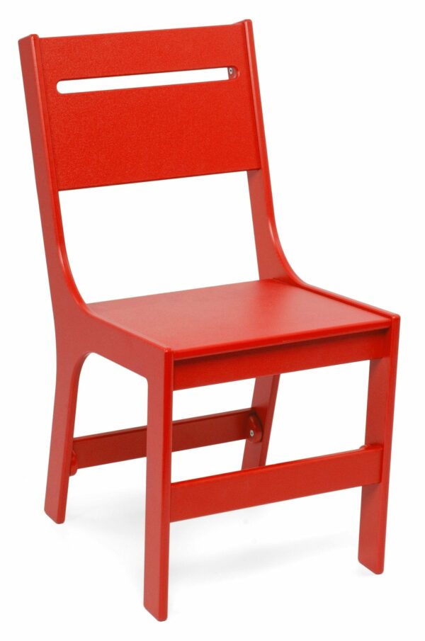 Loll Designs | Cricket Dining Chair - Slotted Back - Apple Red