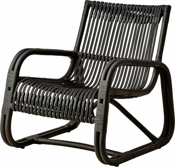 Cane Line | Curve Indoor Lounge Chair - Black