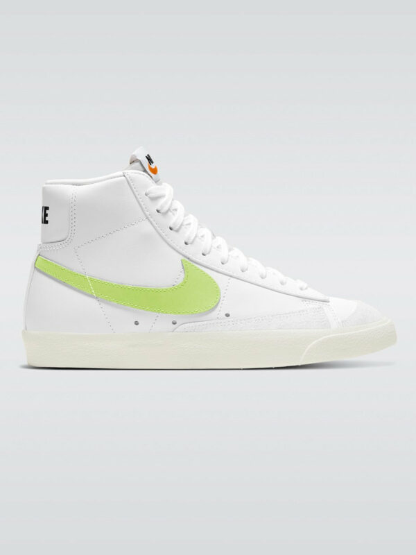 Nike Blazer Mid '77 Sneaker - White/barely Volt/White/hyper Crimson Sail White