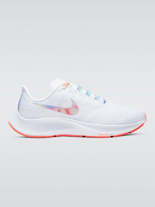 Nike Air Zoom Pegasus 37 Sneaker - White/Multi-color-bright Mango