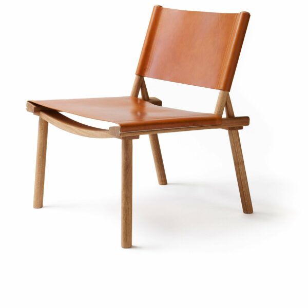 Nikari | December Chair - Natural Oiled Ash / Cognac Leather