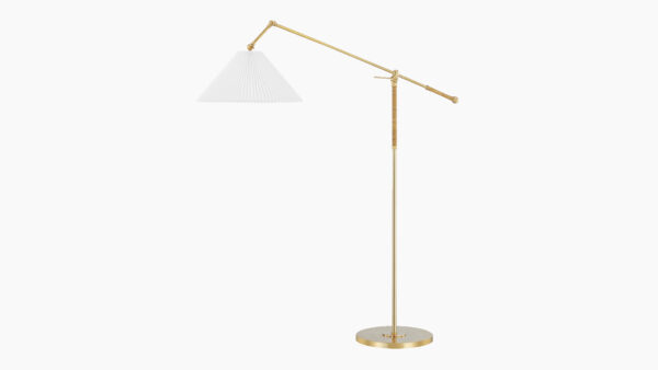 The Inside | Dorset Floor Lamp | Aged Brass