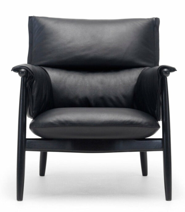 Carl Hansen & Son | E015 Embrace Lounge Chair - Black Oak/Sif 98 Leather