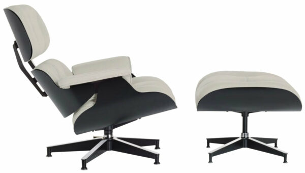 Herman Miller | Eames® Lounge Chair and Ottoman - Leather - Classic / Ebony Ash / Prone Lotus