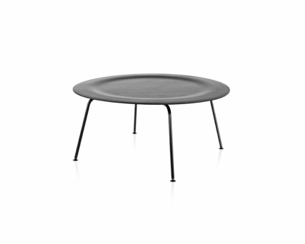 Herman Miller | Eames® Molded Plywood Coffee Table - Metal Base - Ebony / Black