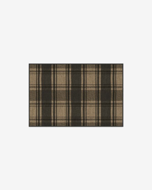 Ruggable | Easton Plaid Charcoal & Natural Rug