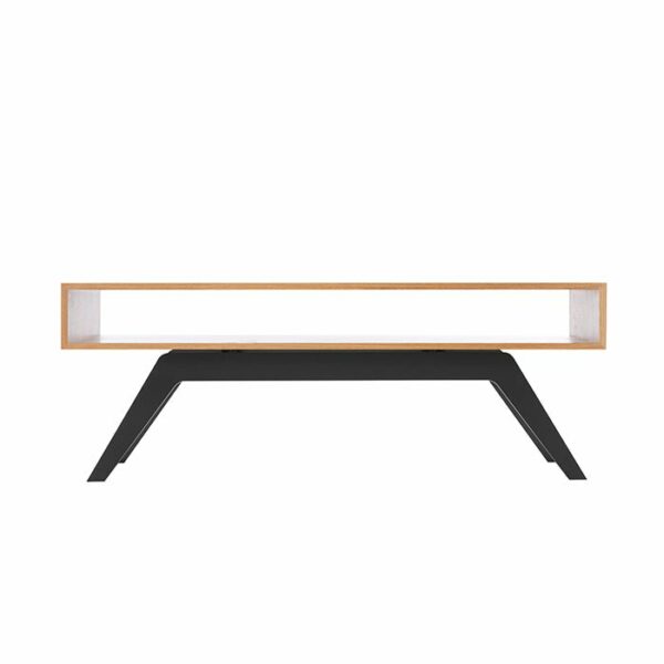 Eastvold Furniture | Elko Coffee Table - White Oak - Black