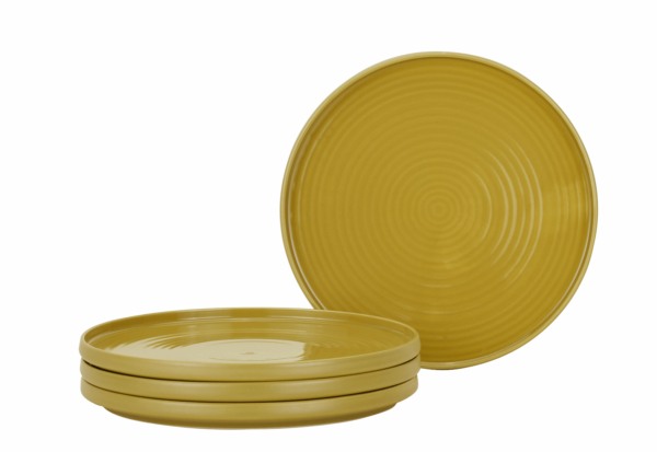 Hawkins New York | Essential Dinner Plate - Set of 4 - Mustard