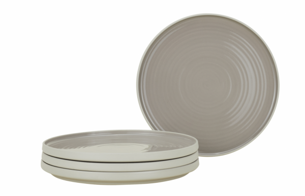 Hawkins New York | Essential Dinner Plate - Set of 4 - Light Grey