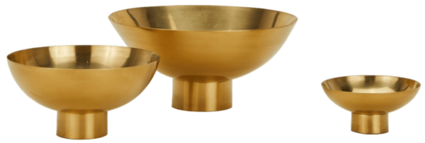 Hawkins New York | Essential Footed Bowl - Medium / Brass