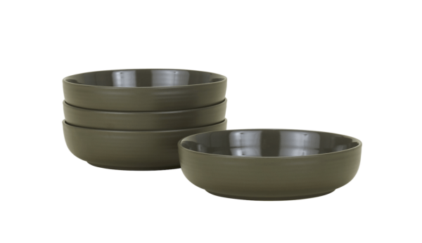 Hawkins New York | Essential Low Bowl - Set of 4 - Olive