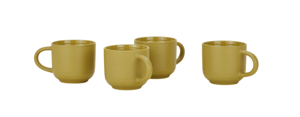 Hawkins New York | Essential Mug - Set of 4 - Mustard