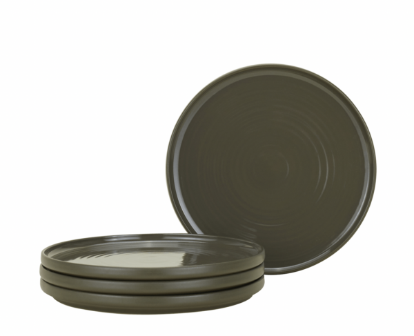 Hawkins New York | Essential Salad Plate - Set of 4 - Olive