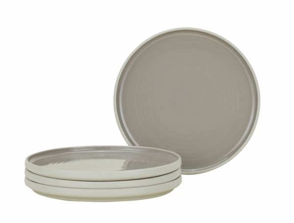 Hawkins New York | Essential Salad Plate - Set of 4 - Light Grey