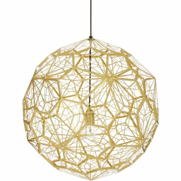 Tom Dixon | Etch Web Brass Pendant