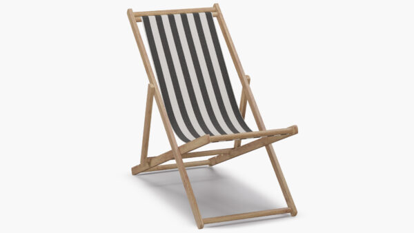 The Inside | Cabana Chair | Ink Cabana Stripe