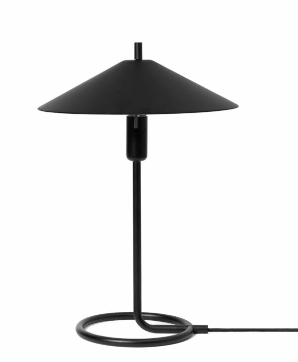 Ferm Living | Filo Table Lamp - Round - Black/ Black