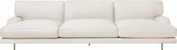 Gubi | Flaneur Sofa - 3 Seater - Antique Brass / Canvas 2 - 0674