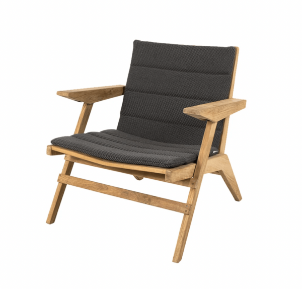 Cane Line | Flip Lounge Chair - Dark Grey Focus