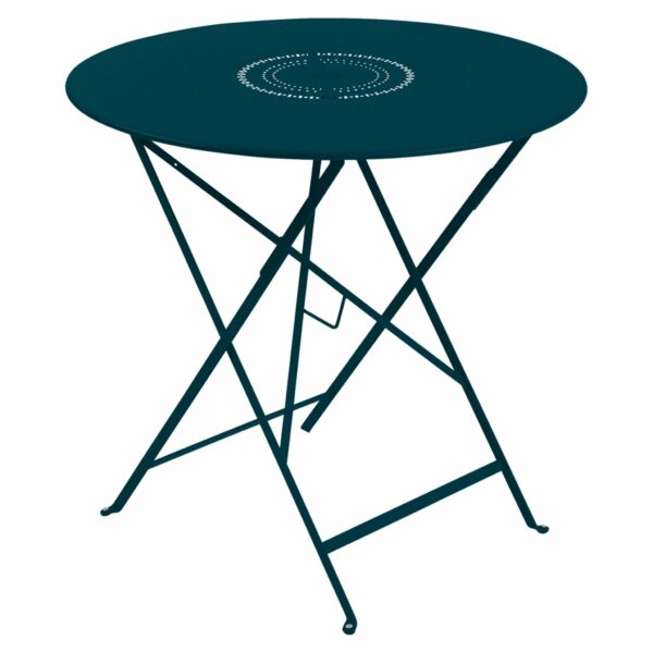 Fermob | Floreal Perforated Table 30" - Acapulco Blue