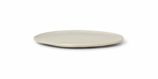 Ferm Living | Flow Plate - Large - Off-White Speckle