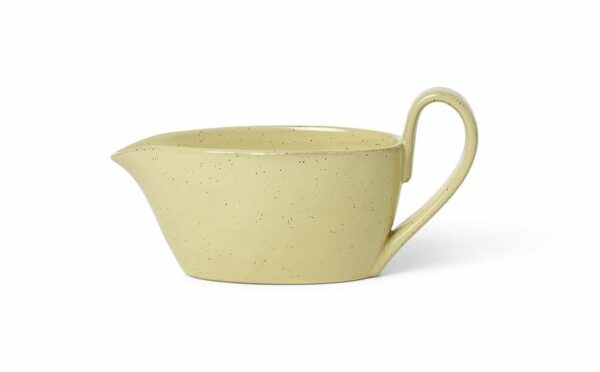 Ferm Living | Flow Sauce Boat - Yellow speckle