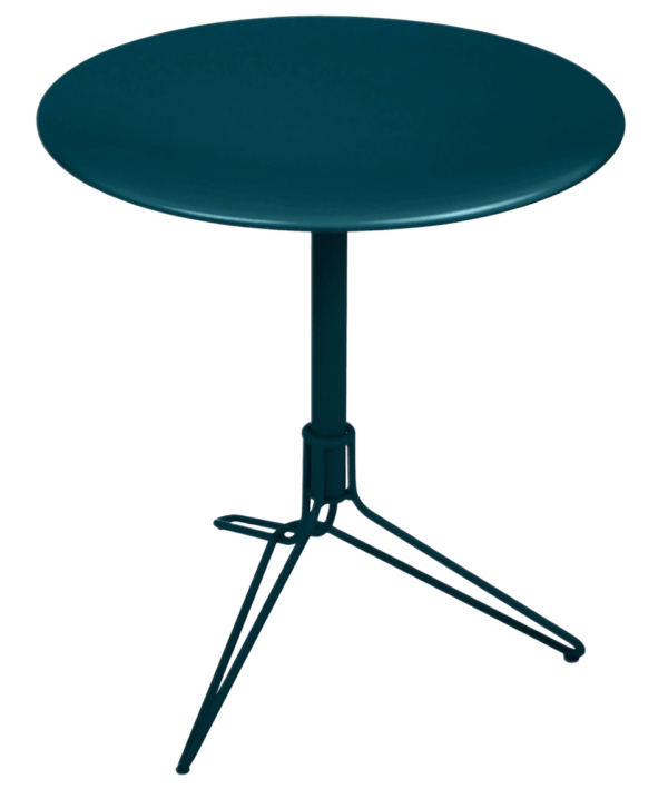 Fermob | Flower Pedestal Table 26" - Acapulco Blue