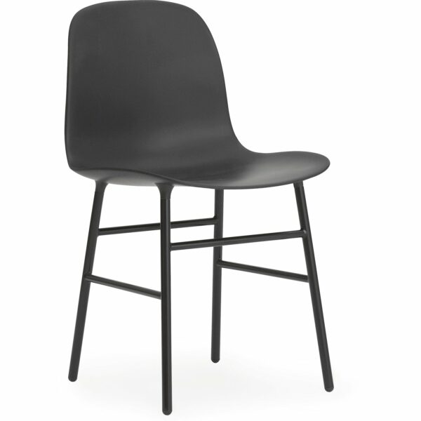 Normann Copenhagen | Form Chair - Lacquered Steel - Black