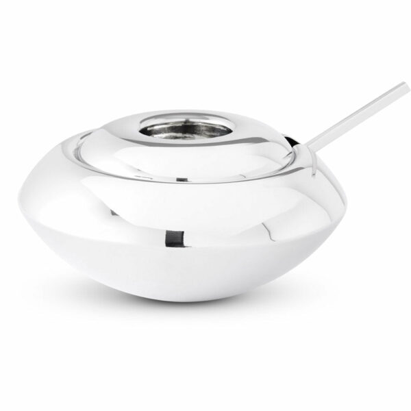 Tom Dixon | Form Sugar Dish and Spoon - Stainless Steel