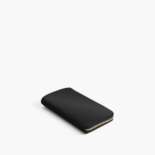 Lo & Sons | Magnolia Leather Wallet - Saffiano Leather - Black / Gold / Grey