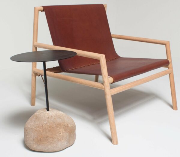 Tronk | Gallagher Lounge Chair - Maple - Brown