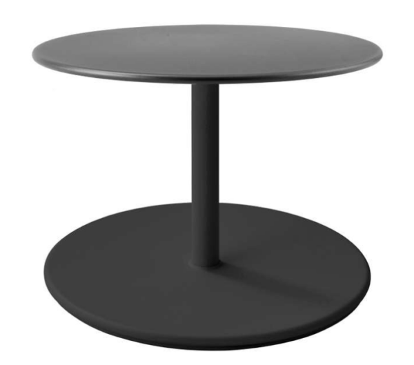 Cane Line | Go Cafe Table - 23.7" Diameter / Lava Grey