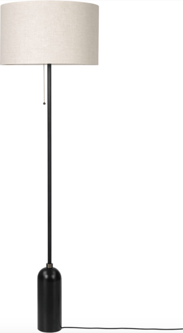 Gubi | Gravity Floor Lamp - Black Steel / Canvas