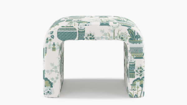 The Inside | Waterfall Ottoman | Pistachio Kan-Shie