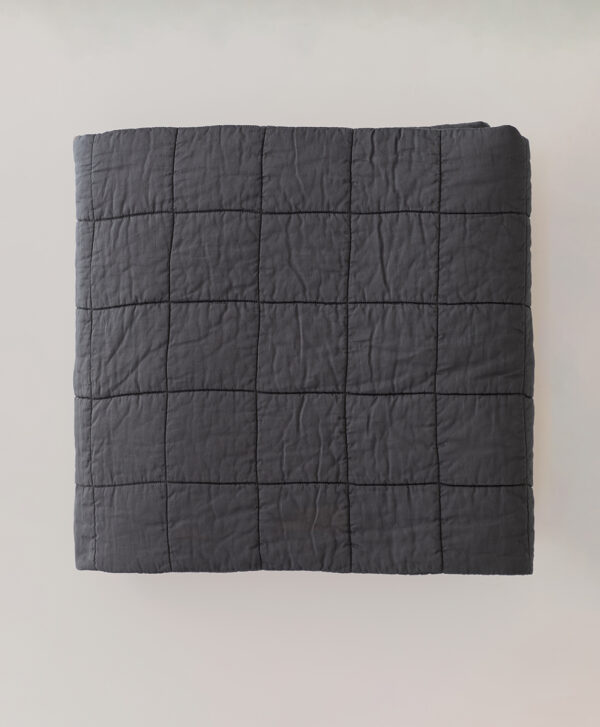 PACT Apparel | Home Charcoal Organic Organic Quilt XT