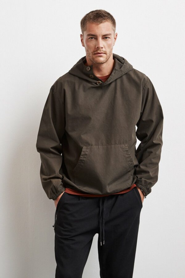 Velvet by Graham & Spencer | Roark Heavy Poplin Hoodie (L), Velvet by Graham & Spencer