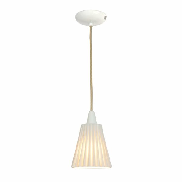 Original BTC | Hector Medium Pleat Pendant Light - Natural