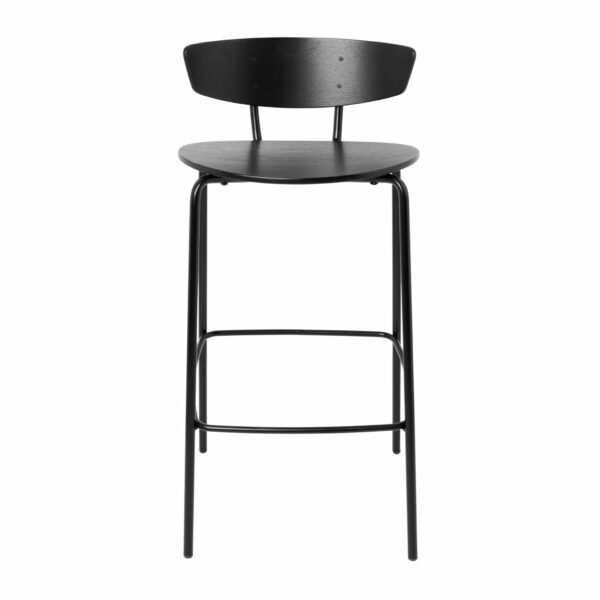 Ferm Living | Herman Bar Chair Low Black - Black