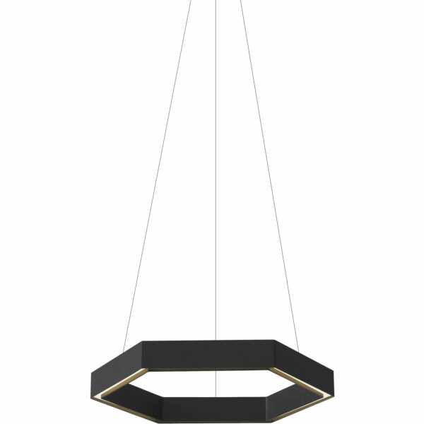 Resident | Hex Pendant 750 - Black