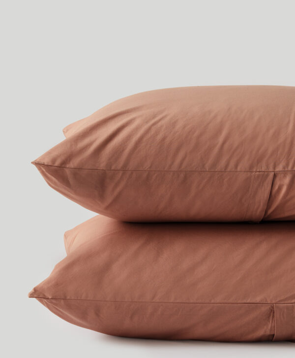 PACT Apparel | Home Mocha Mousse Organic Cool-Air Percale Sham 2-Pa