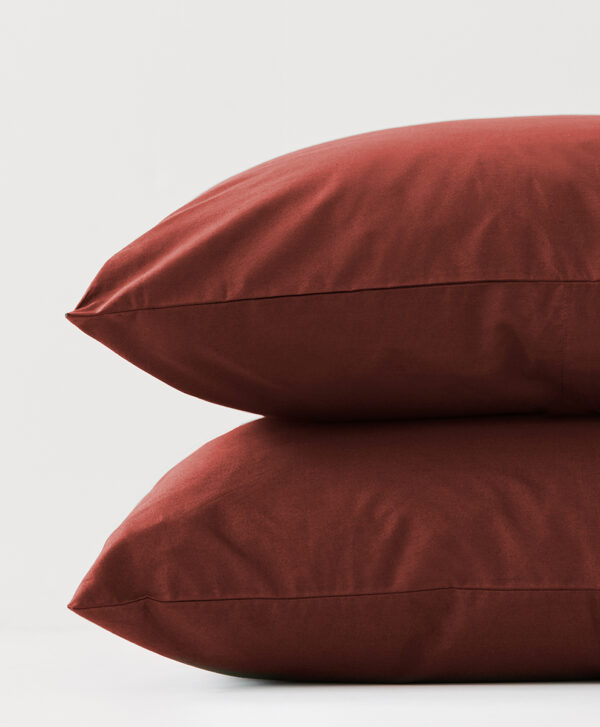 PACT Apparel | Home Walnut Organic Cool-Air Percale Sham 2-Pa